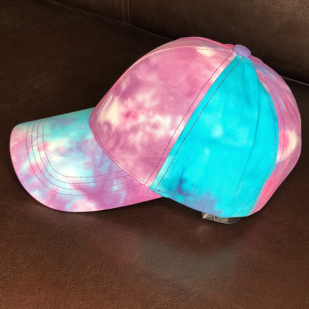 Pink Tie Dye Hat - Picture 3 of 5